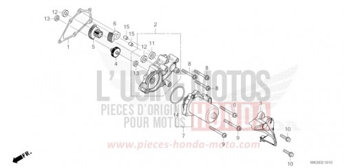 REDUCTION GEAR CRF1100D2M de 2021